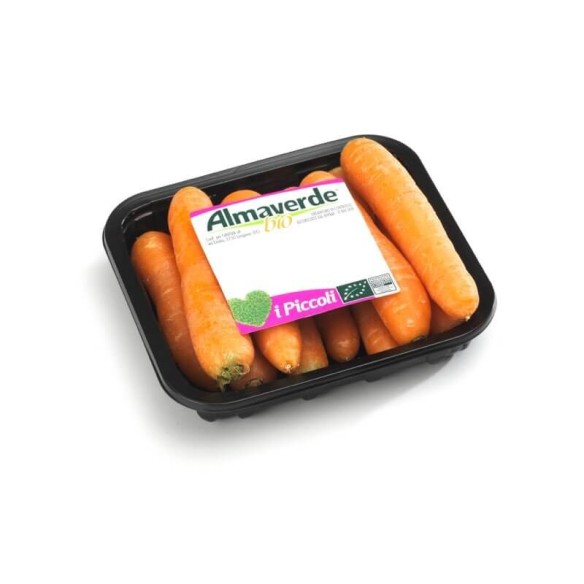 Mini Carote (Baby Carote) Biologiche Almaverde Bio: Acquista Online su FruttaWeb.com