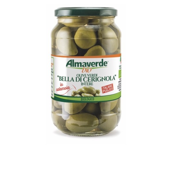 Olive Verdi Biologiche "Bella di Cerignola" Denocciolate Almaverde Bio Acquista Online su FruttaWeb.com Olive Verdi Biologiche "Bella di Cerignola" Denocciolate Almaverde Bio Acquista Online su FruttaWeb.com