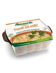 Zuppa di scarola con fagioli cannellini Almaverde Bio