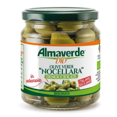 Olive Verdi Biologiche "Nocellara" denocciolate Almaverde Bio