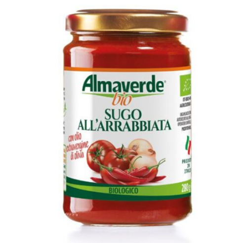 Sugo all'arrabbiata biologico Almaverde Bio