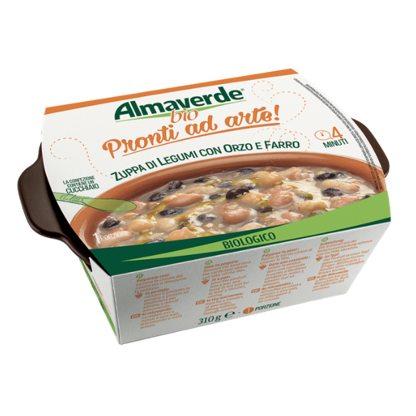 Zuppa Biologica di Legumi con Orzo e Farro | Shop Almaverde Bio