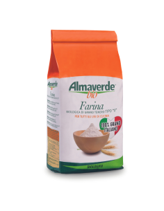 Farina di Grano tenero tipo '0' Biologica Almaverde Bio con grano 100% italiano