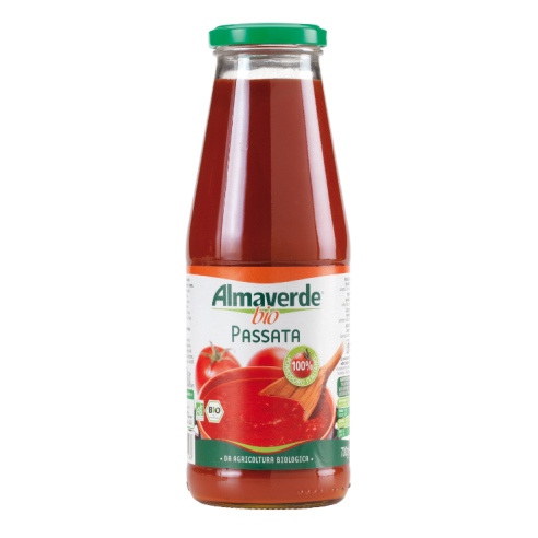 Passata di Pomodoro Biologica 700g vetro Almaverde Bio Negozio Online