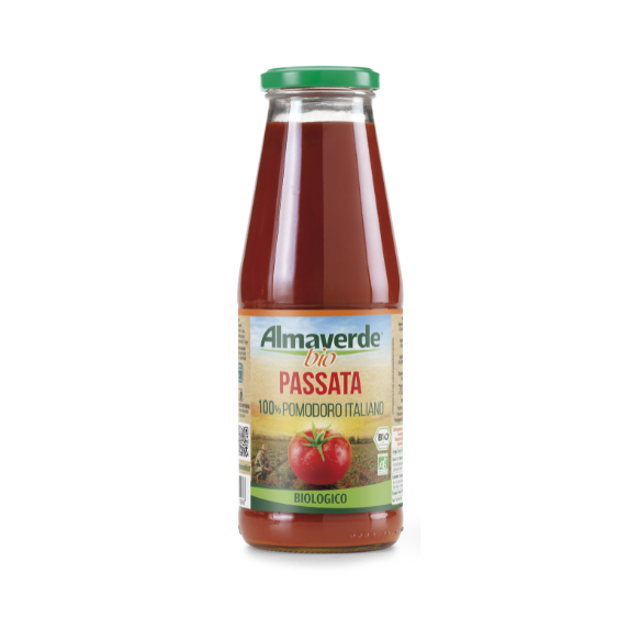 Passata di Pomodoro Biologica 700g vetro Almaverde Bio Negozio Online