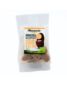 Mandorle al cioccolato fondente Almaverde Bio