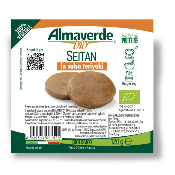 Seitan teriyaki almaverde bio