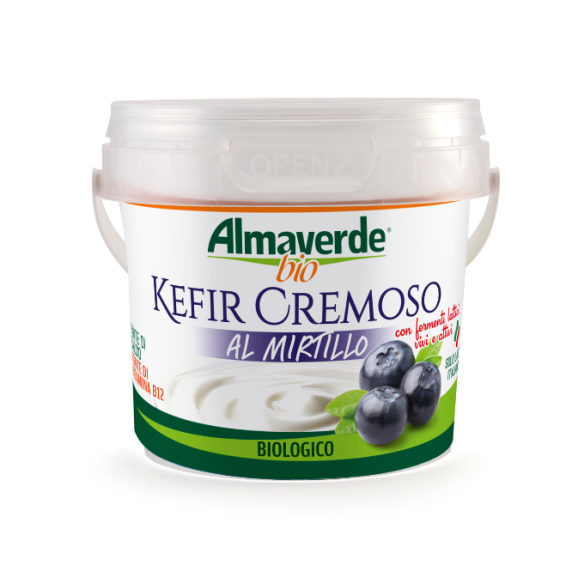 kefir cremoso al mirtillo almaverde bio