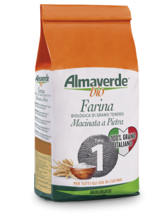 Farina di Grano tenero tipo 1 per Biologica Almaverde Bio