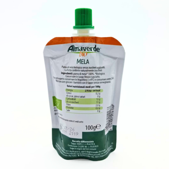 Polpa di Frutta da bere Mela | Shop Almaverde Bio