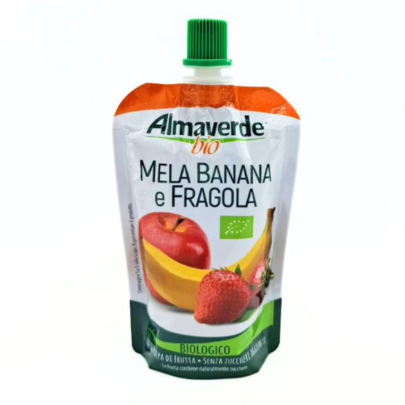 polpa mela banana e fragola almaverde bio